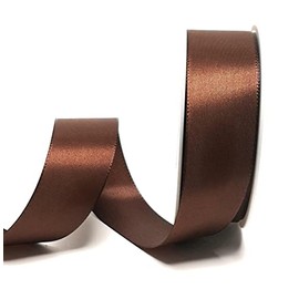 s.dekoda Taffeta Ribbon 50 m x 40 mm Brown Decorative Ribbon Taffeta Gift Ribbon