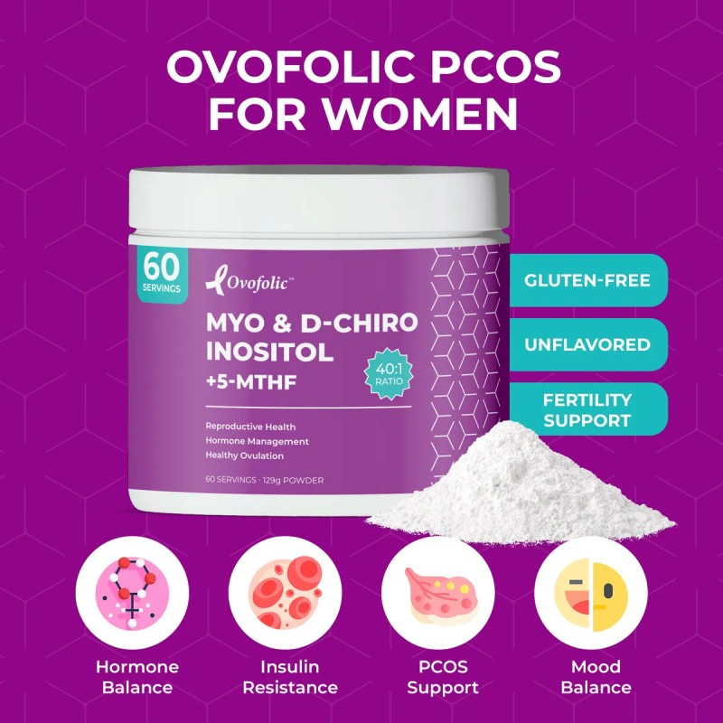 Ovofolic Suplemento Pcos 60 Porciones Fertilidad Mujer