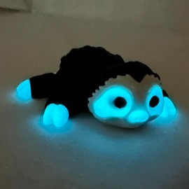 3D Articulating Sloth Decorative Figurine with Magnets - Color: Glow in the Dark