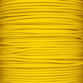 Mil Spec Type III 550 Paracord – 7 Strand Core – Nylon Commercial Grade, Parachute Cord, Survival Cord (10 Feet, Yellow)