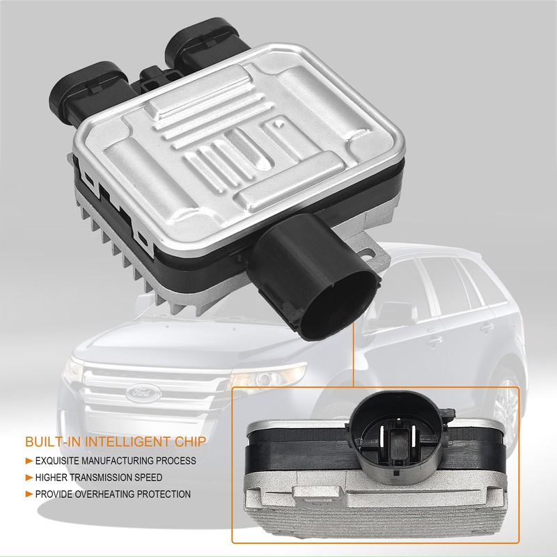 Engine Radiator Cooling Fan Control Module Compatible with Ford Galaxy