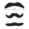 Rhode Island Novelty 3.5 Inch Mustache Set, One Pack of