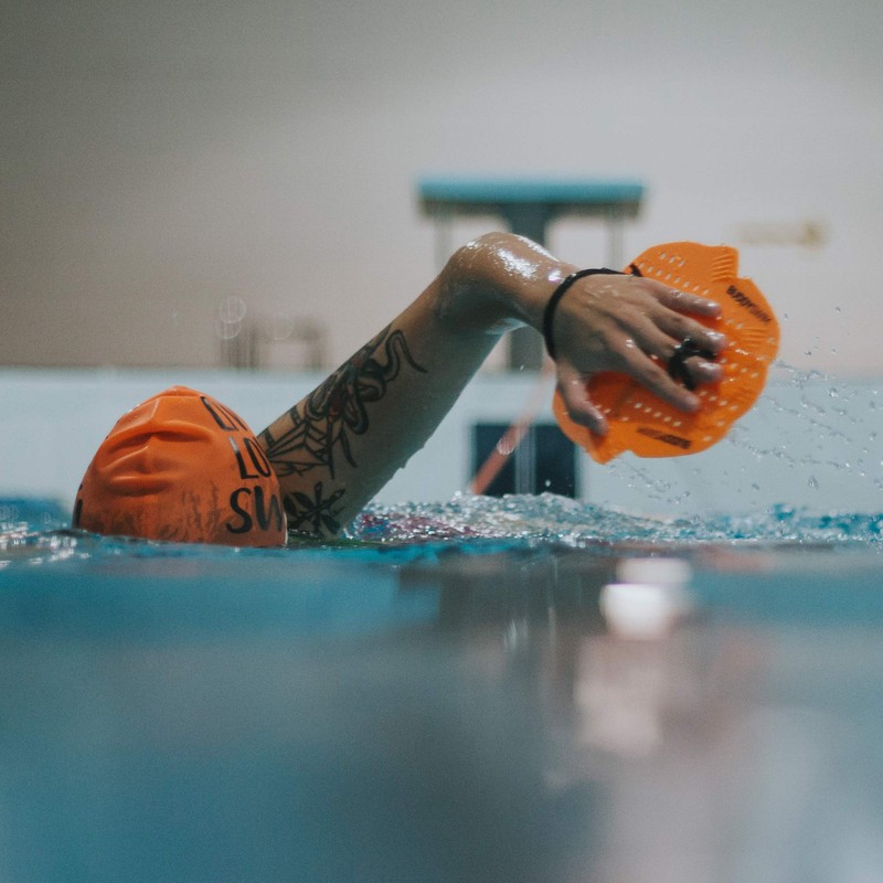 BUDDYSWIM Paddles Swimming Upper Body Training Core Back Core Arm