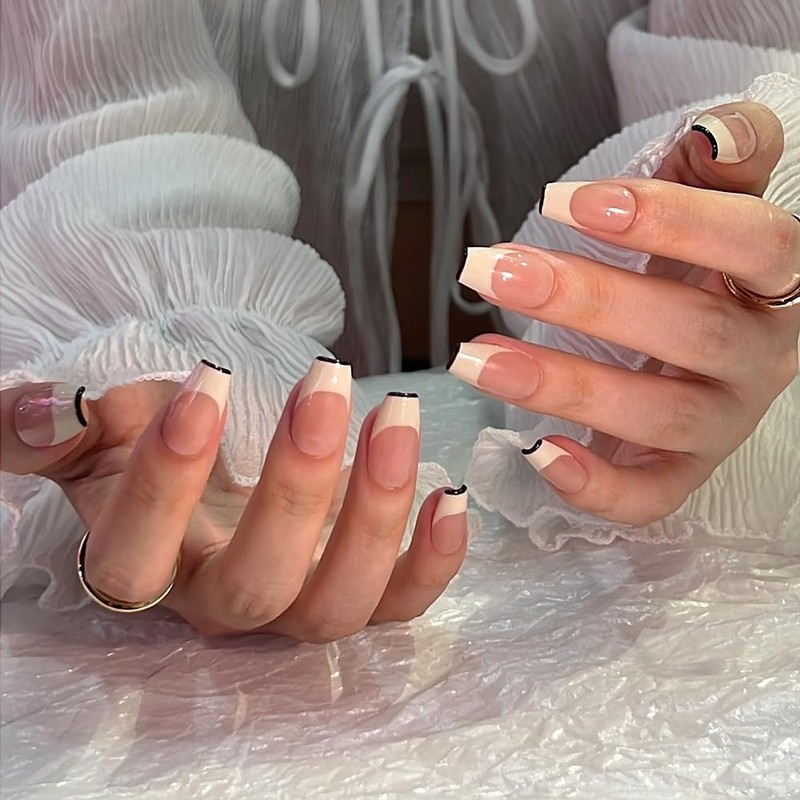 Pure Handmade Nails Press on Nail Reusable Fake Nails White