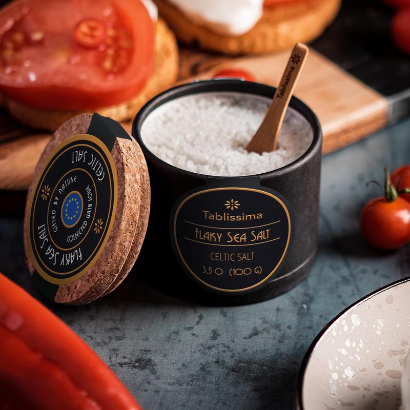 Flaky Sea Salt - Celtic Sea - 100g Eco-Friendly Container