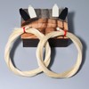 VINGOBOW 2 Hanks Cello Bow Hair Replacement 29 Inches Natural