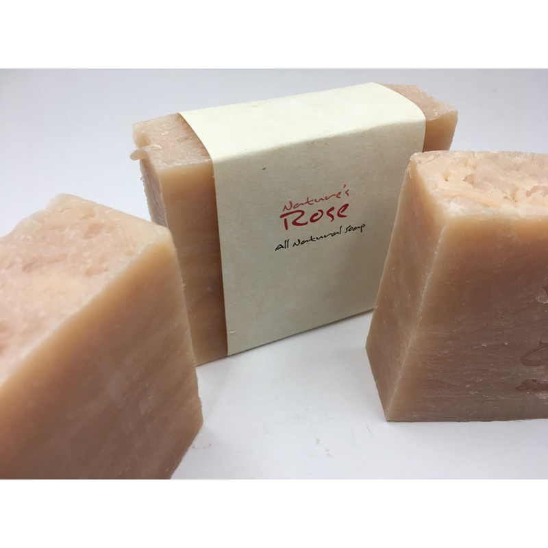 85% organic Nature's rose soap bar cold process