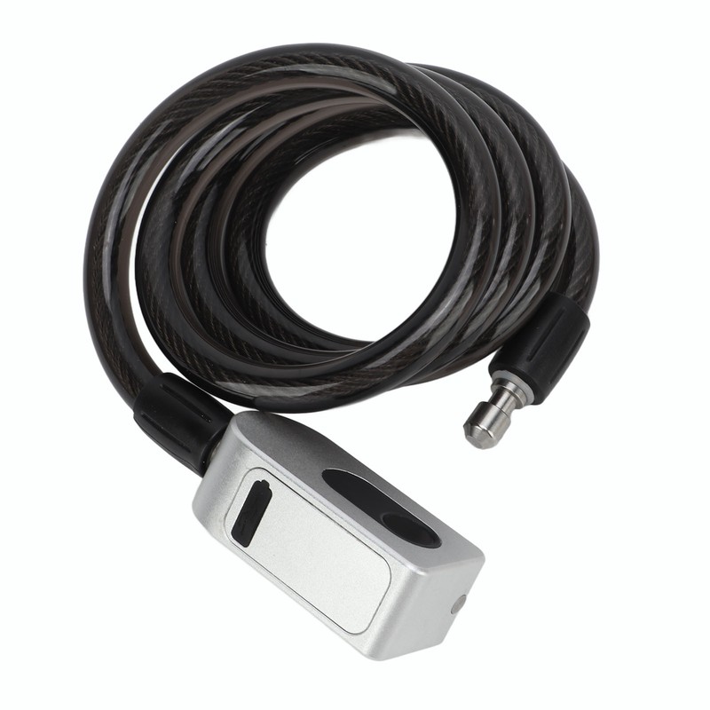 Smart Bluetooth Fingerprint Cable Lock Anti Theft Keyless Electronic for