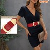 WHIPPY Women Wide Elastic Waist Belt for Dresses Fashion Ladies