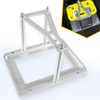 Universal Battery Tray Hold Down Trunk Relocation Box - Billet