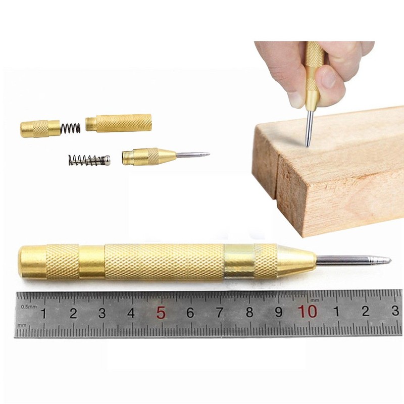 NUZAMAS 3 HSS Titanium Step Drill Bit Set with Automatic