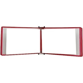 Carpeta de documentos, Carpeta,Carpeta de comparti Carpeta de pared con pantalla A4, A4 [8,26 pulgadas  11,69 pulgadas] 10 bolsillos (color rojo,...  