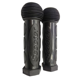 2 Pcs Bike Handle Cover Non-slip Kids Scooter Handlebar Soft Rubber Handlebar Grips for Kids Mini or Max Micro Scooter/Wheel Scooters Blue (Black)