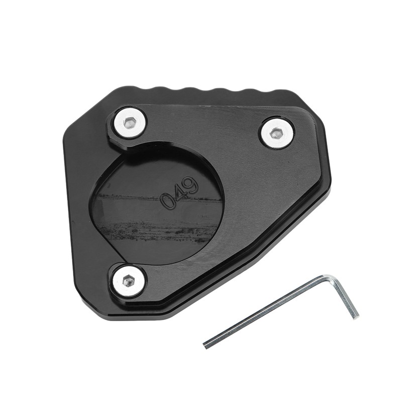 Motorcycle Kickstand Extender Pad Support Plate Aluminium Alloy Replacement for