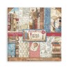 Stamperia 8" x 8" Paper Pad Vintage Library