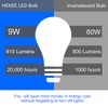 HEKEE Dusk to Dawn Sensor Light Bulbs LED A19 810