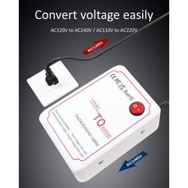 110 to 220 Voltage Converter Power Step 110v to 220v Converter Voltage Converter 110v to 220v Step Up Transformer 110v to 220v Voltage Converter us to Europe Voltage Converter Boost Converter (1500W)