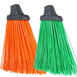 Garden Broom Head Hard Bristle Broom Broom Outdoor Heavy Duty Home Garage Patio Decking Caravan Floor Brush Indoor with Matching