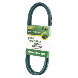 ERGIT 130969 Drive Belt 1/2-in x 92.5-in Replacement for 130969 Craftsman 532130969 Husqvarna Drive Belt Fits YTH18542, YTH22V46, YTH23V48, YTH24V48, YTH24V54, LGT48DXL, LGT2654