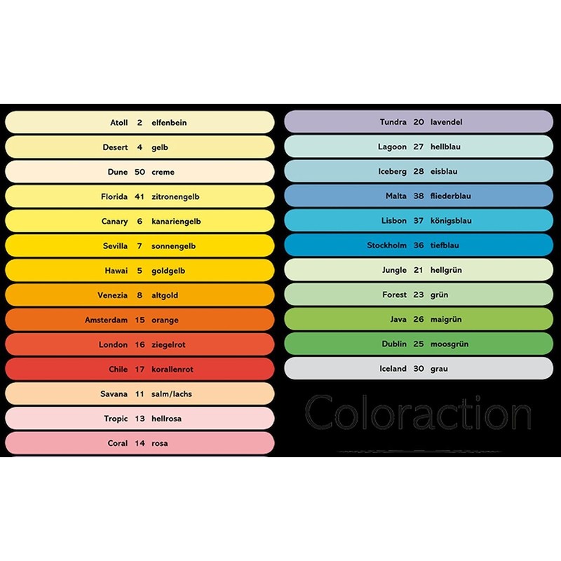 Coloraction A4 Image Deep Orange (Amsterdam) Printer Paper 100 Sheets