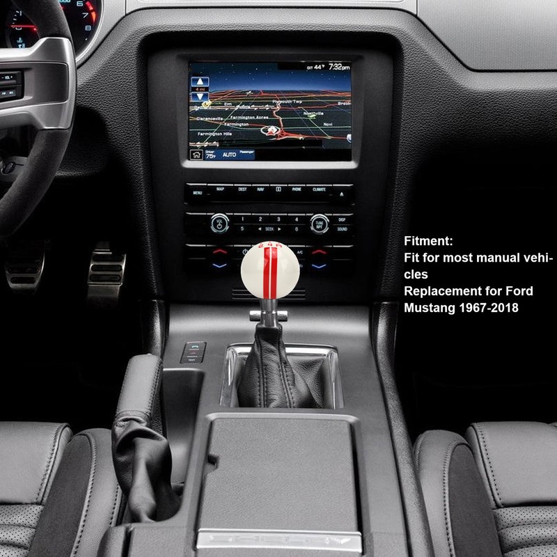 5 Speed Gear Shift Knob Manual Transmission Shifter Lever Stick