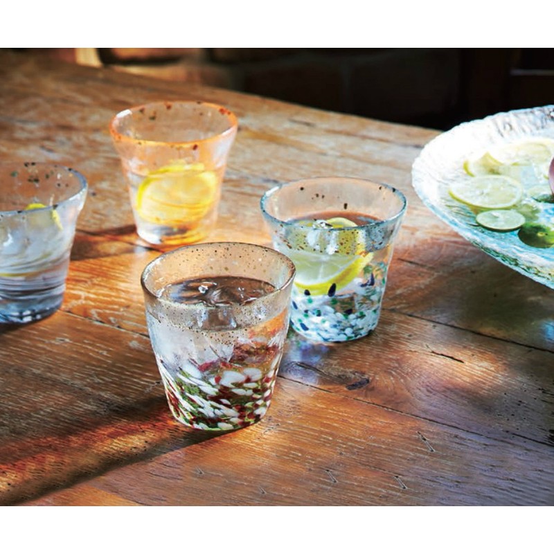 Aderia Tsugaru Vidro Rock Glass That Forms To Your Hand,