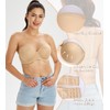 Lemorosy Women's Strapless Bra, Full Cup, Underwire, Removable Straps, Large
