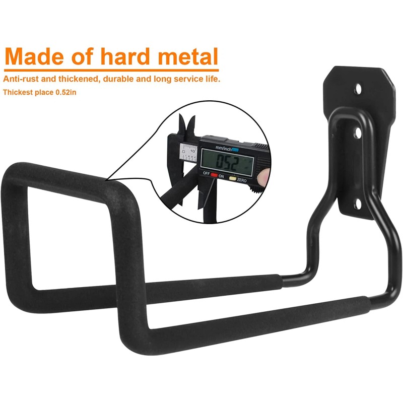 PeoMev Metal Garden Hose Holder Heavy Duty Hose Hanger Wall