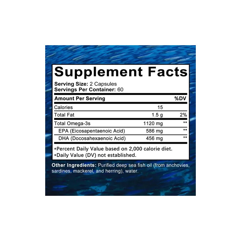 Kenofor Cápsulas De Omega-3 Para Adolescentes,1120mg Epa+dha