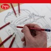 Pepy Graphite Professional Drawing Pencils - Set of 12 8H