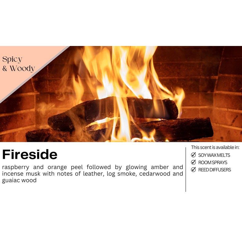Fireside Highly Scented Soy Wax Melts