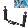 Dual Handle Aluminium Tray Stabilizer Rig Diving Underwater Camera Housings