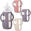 BUSOHA 3 Pack Silicone Sleeves for Avent Baby Bottles -