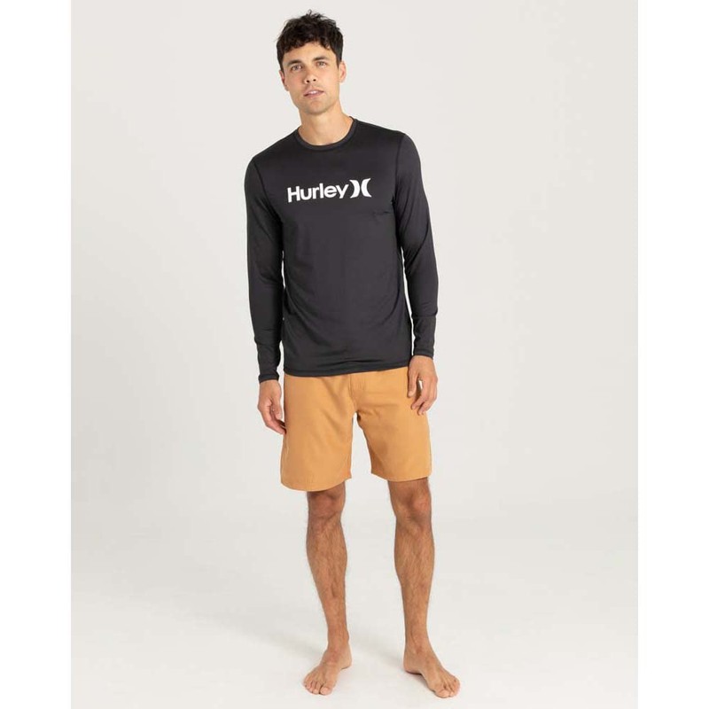 Hurley OAO SURF Shirt LS Lycra 2022 Black, S
