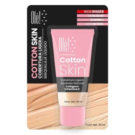 Maquillaje Olé CottonS Vainilla 1 Pieza