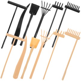 1 Set Zen sand table rake sandbox with cover rock sand garden tool zen sand garden rock zen garden kit tabletop zen garden tools mini zen garden kit office plastic stamp miniature