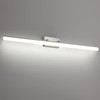 HUMHOLD 48in 3200LM Brushed Nickel Vanity Light, Modern LED Bathroom