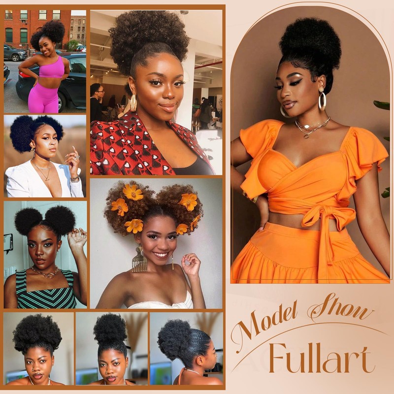 Fullart Ponytail Extension for Black Women #18 Ash Blonde Soft