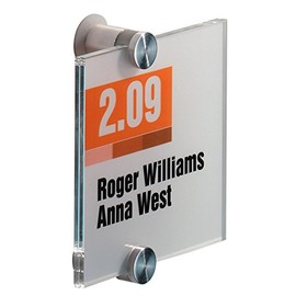 Durable Crystal Sign, Door Sign, transparent