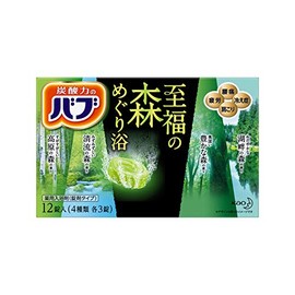 Babu Blissful Forest Bath 12 Tablets (3 Tablets of Each of 4 Types)