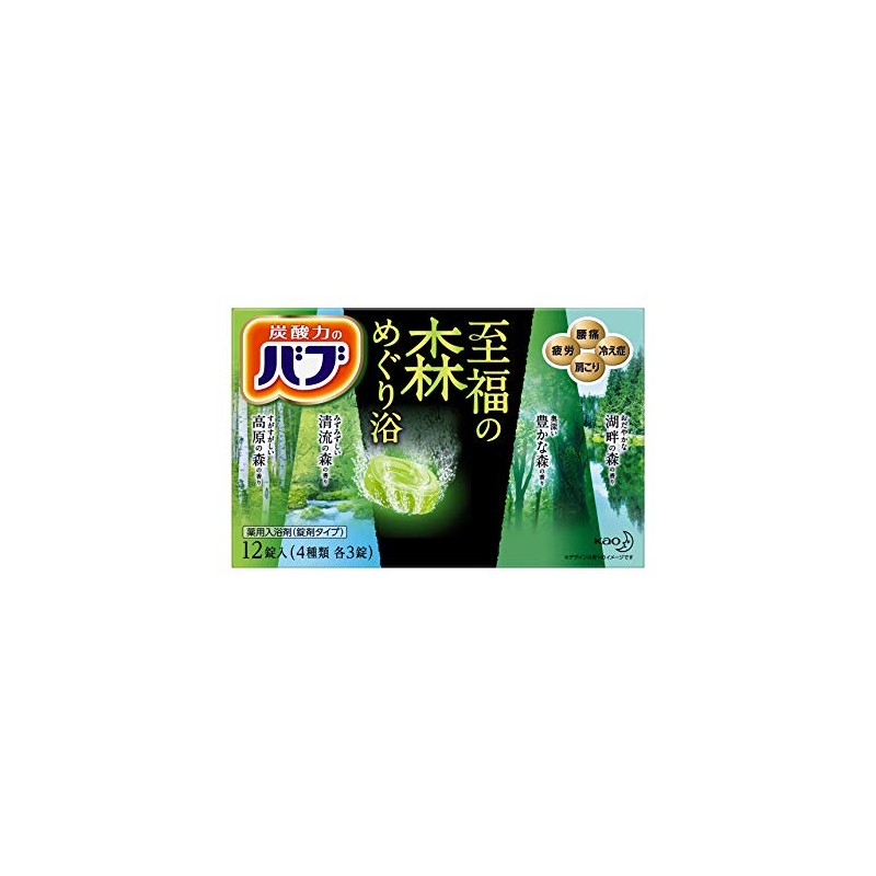 Babu Blissful Forest Bath 12 Tablets (3 Tablets of Each