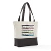 CafePress Flute Fairytale Canvas Tote Top Zipper Closure