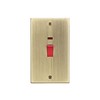 Knightsbridge CS82NAB 45A DP Switch with Neon (double size) -