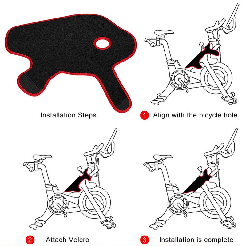 Bike Frame Sweat Guard Bicycle Sweat Towel Bike Frame Wrap