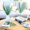 CCINEE CCINEE 16 PCS Artificial Palm Leaves, Faux Large Palm