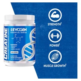 Evogen Creatina 300 Grs 60 Serv Sabor Sin Sabor                                                                                                       
