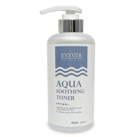 Eveever Aqua Soothing Toner Large Capacity 500ml+Aloe Vera 100 Soothing Gel 300ml / 이브에버 아쿠아 수딩 토너 대용량 500ml+알로에베라100 수딩젤 300ml