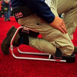 Synterior Viral TikTok Kneeling Seat Frame – Rubber Knee & Seat Support for Gardening