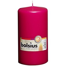 Bolsius Pillar Candles Single Cello 150/80 mm Fuchsia