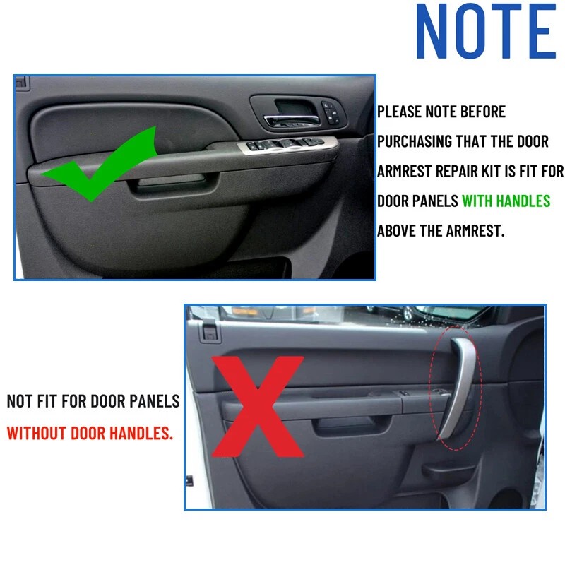 Unbranded Driver Left Door Panel Handle Armrest Repair For 10-14